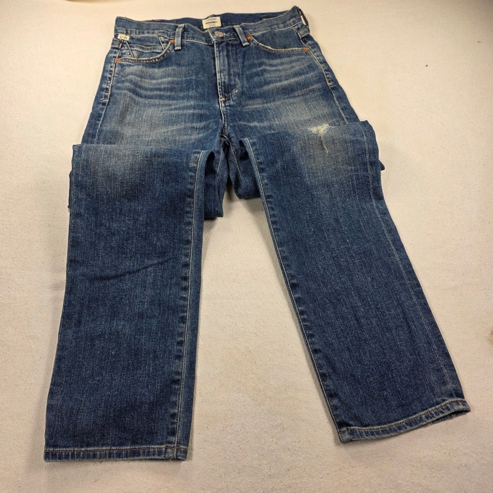 Citizens of Humanity Premium Vintage HighRise Cigarette Ankle Jean 24 Distressed - Picture 2 of 15